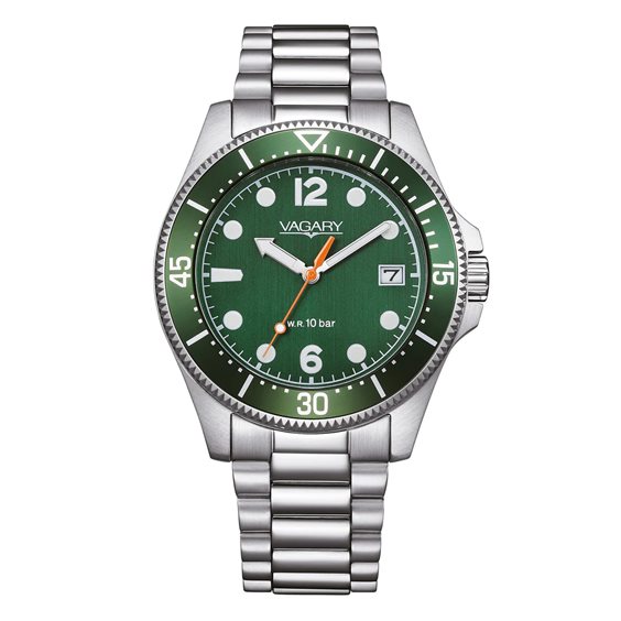 Montre Vagary Homme Aqua 39 in Acier VD5-317-41 - VD5-317-41